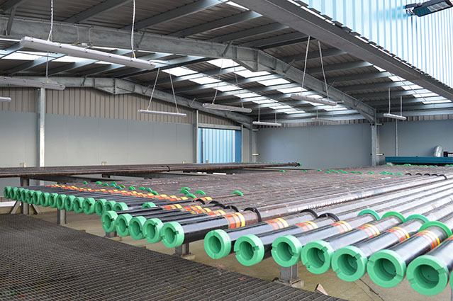 image of a factory letting long metal coils set daytime